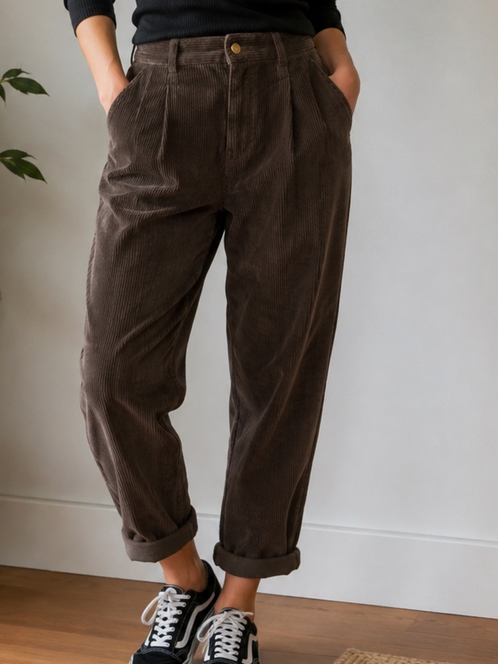 Vintage B. Moss Company Brown Corduroy Pants 11/12 NWT